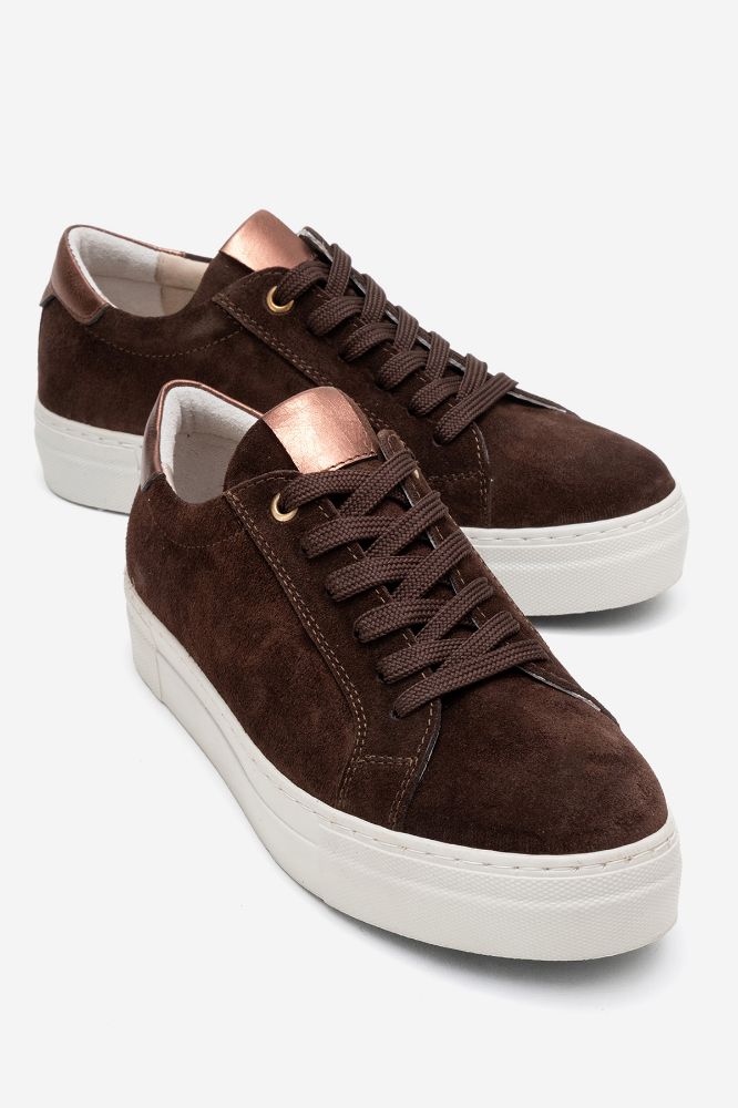 kadin-deri-sneaker-KAHVE SUET-OK2571-0101386_0