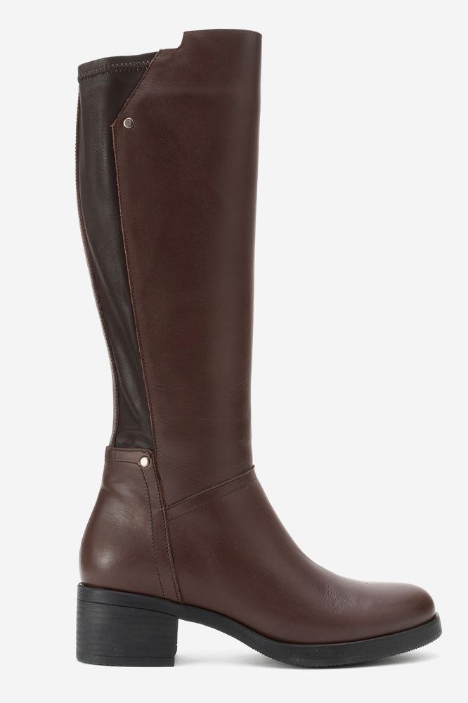 kadin-deri-topuklu-cizme-KAHVE-PNC516-0101391_0