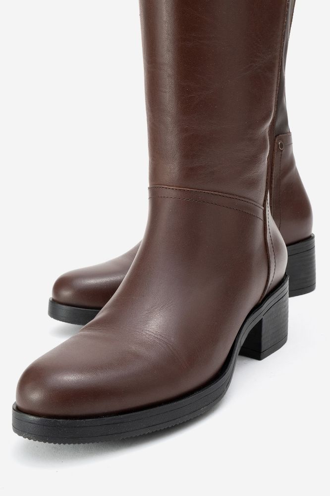 kadin-deri-topuklu-cizme-KAHVE-PNC516-0101393_0