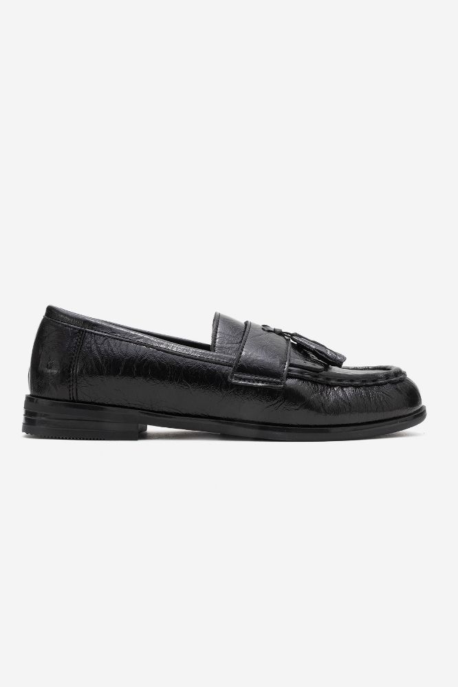 kadin-puskullu-loafer-SIYAH METALIK-YKL06-0101427_0