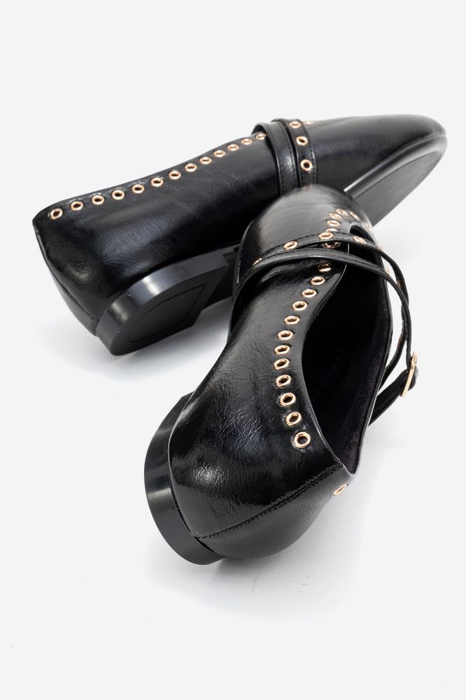 kadin-zimba-detayli-babet-SIYAH RUSTIK-YKL1065-0101448_0