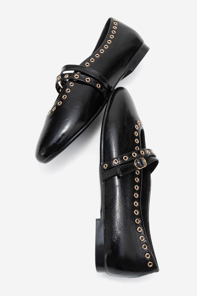 kadin-zimba-detayli-babet-SIYAH RUSTIK-YKL1065-0101450_0