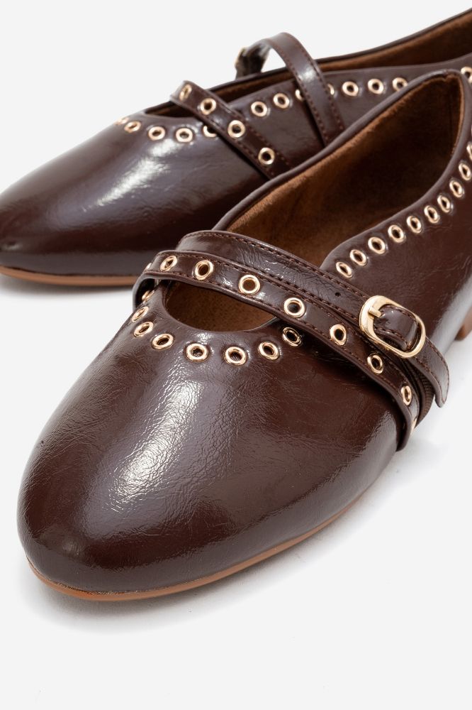 kadin-zimba-detayli-babet-KAHVE RUSTIK-YKL1065-0101453_0