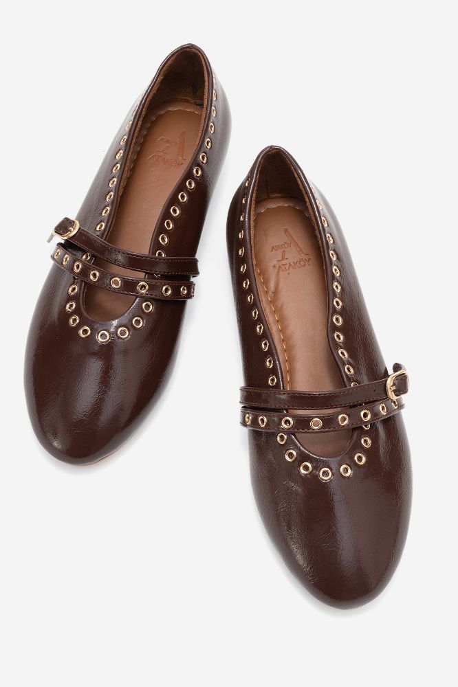 kadin-zimba-detayli-babet-KAHVE RUSTIK-YKL1065-0101455_0