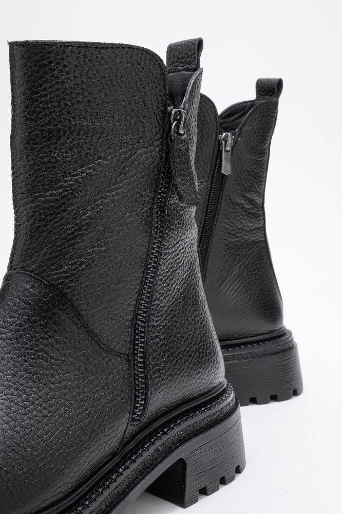 kadin-deri-postal-bot-SIYAH FLOTER-OK2336-0101609_0