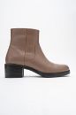 Kadın Deri Topuklu Bot VIZON PNC128