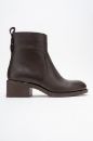 Kadın Deri Topuklu Bot KAHVE PNC1487