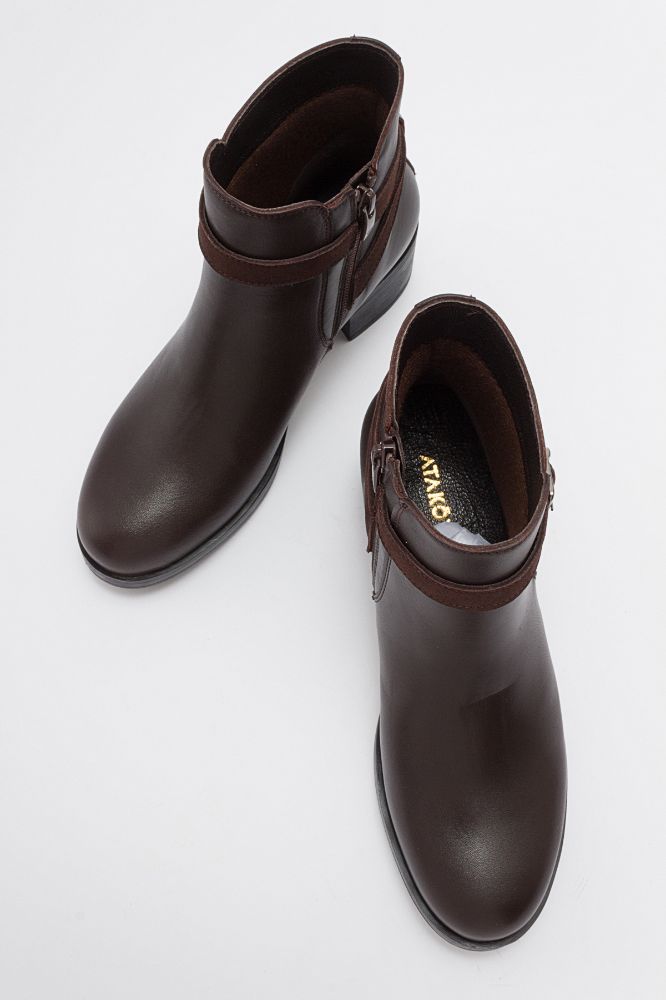 kadin-deri-aksesuar-detayli-topuklu-bot--KAHVE KAHVE NUBUK-PNC154-0101689_0