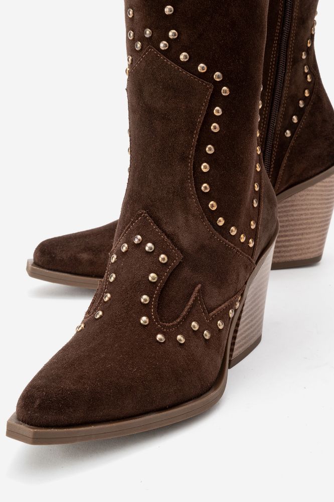 kadin-deri-zimba-detayli-western-cizme-KAHVE SUET-HKN1608-0101780_0