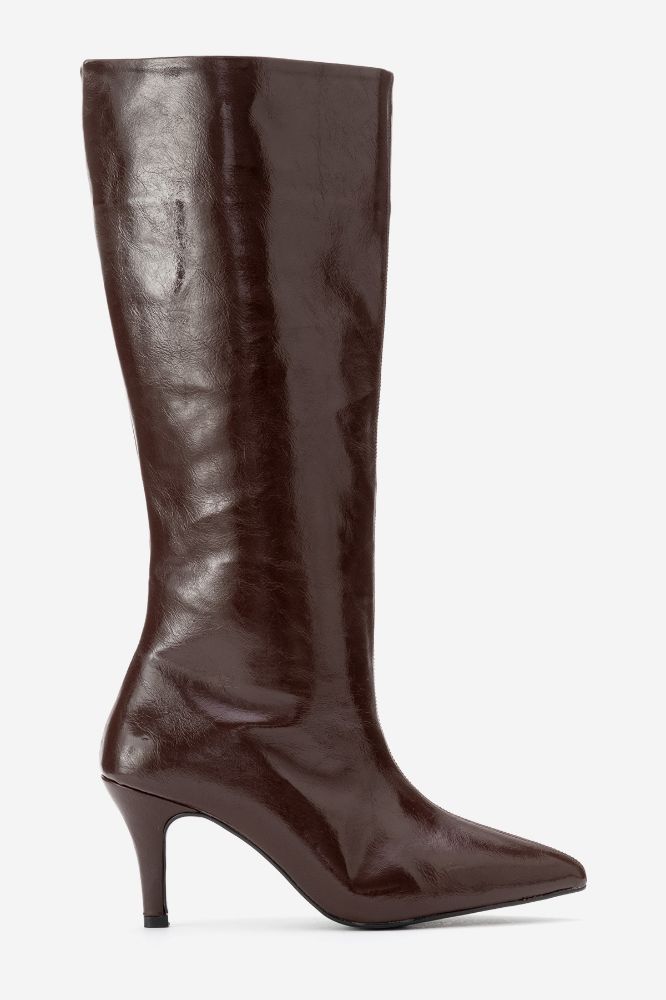 kadin-ince-topuklu-cizme-KAHVE KIRISIK-ERC800-0101811_0