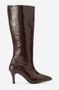 Kadın İnce Topuklu Çizme KAHVE KIRISIK ERC800