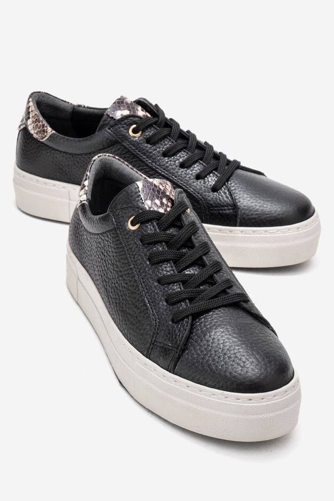 Kadın Deri Sneaker SIYAH OK2571 resmi