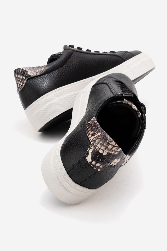 Kadın Deri Sneaker SIYAH OK2571 resmi