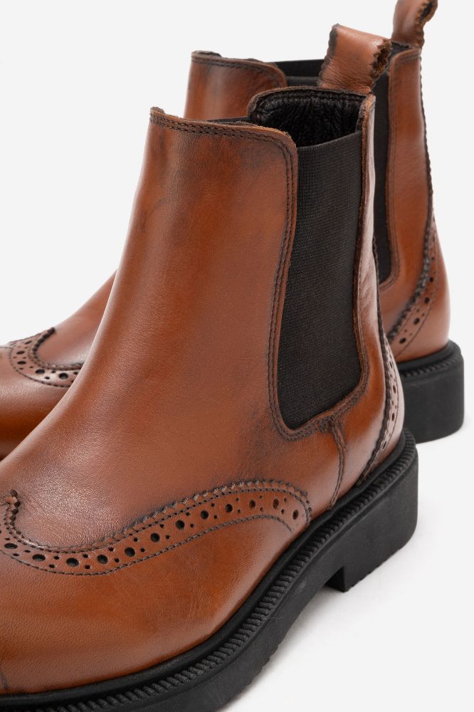 Kadın Deri Lastikli Bilekte Bot TABA PNC126 resmi