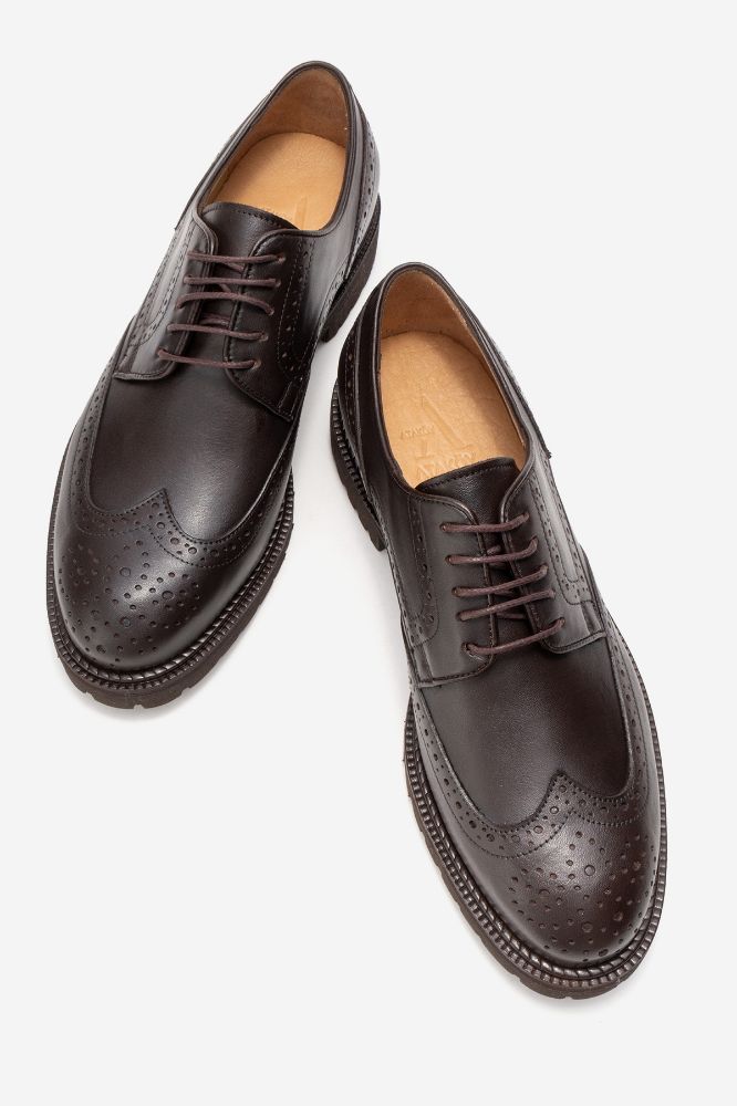 Erkek Deri Ayakkabı KAHVE GLR8688 resmi