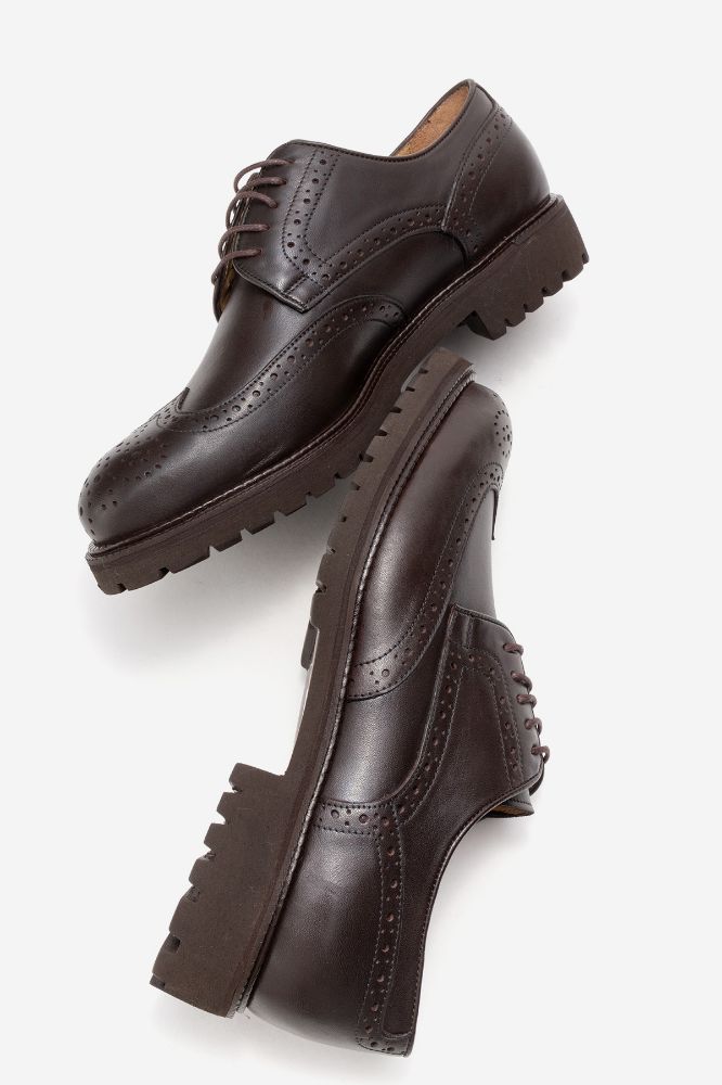 Erkek Deri Ayakkabı KAHVE GLR8688 resmi