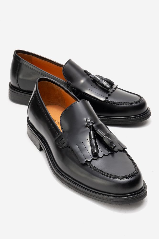 erkek-deri-puskullu-ayakkabi-SIYAH ACMA-GLR9580-0102077_0