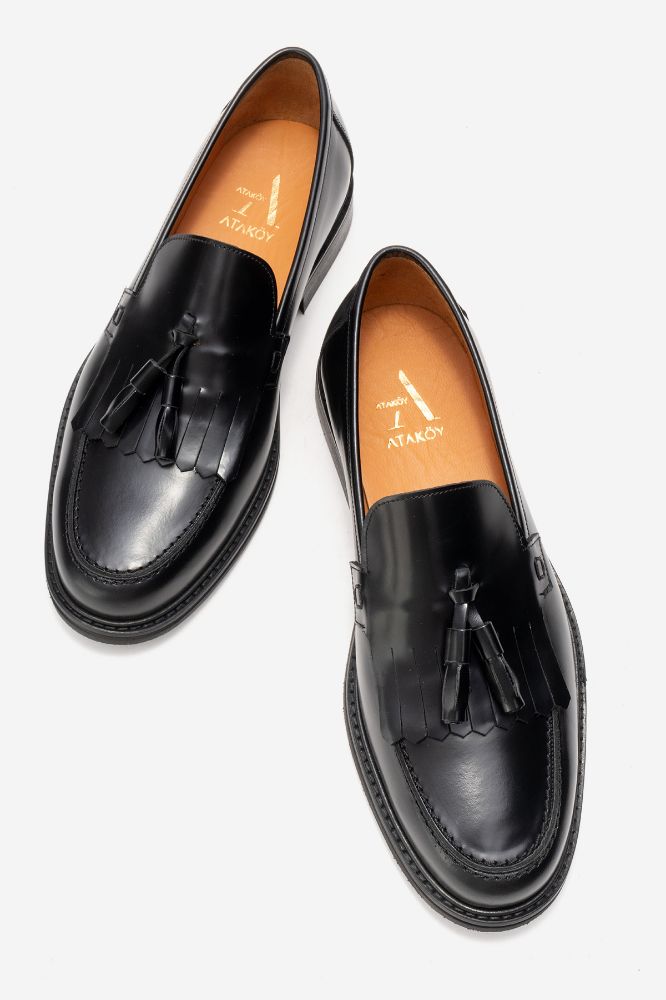 erkek-deri-puskullu-ayakkabi-SIYAH ACMA-GLR9580-0102080_0