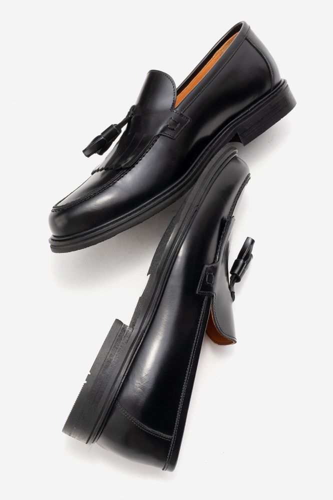 erkek-deri-puskullu-ayakkabi-SIYAH ACMA-GLR9580-0102081_0