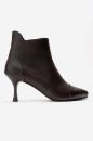 Kadın Deri İnce Topuklu Bilekte Bot KAHVE PYZ1063