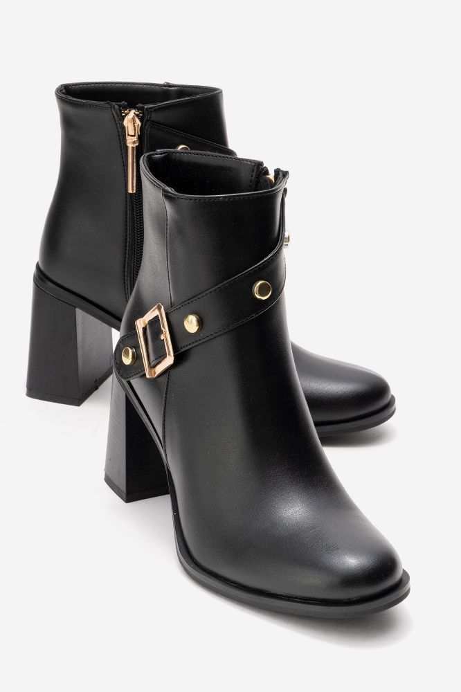 Kadın Kalın Topuklu Bot SIYAH YKL1015 resmi