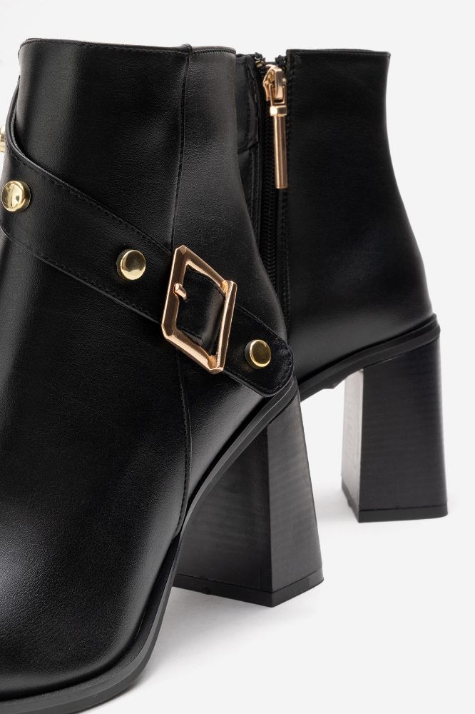 Kadın Kalın Topuklu Bot SIYAH YKL1015 resmi