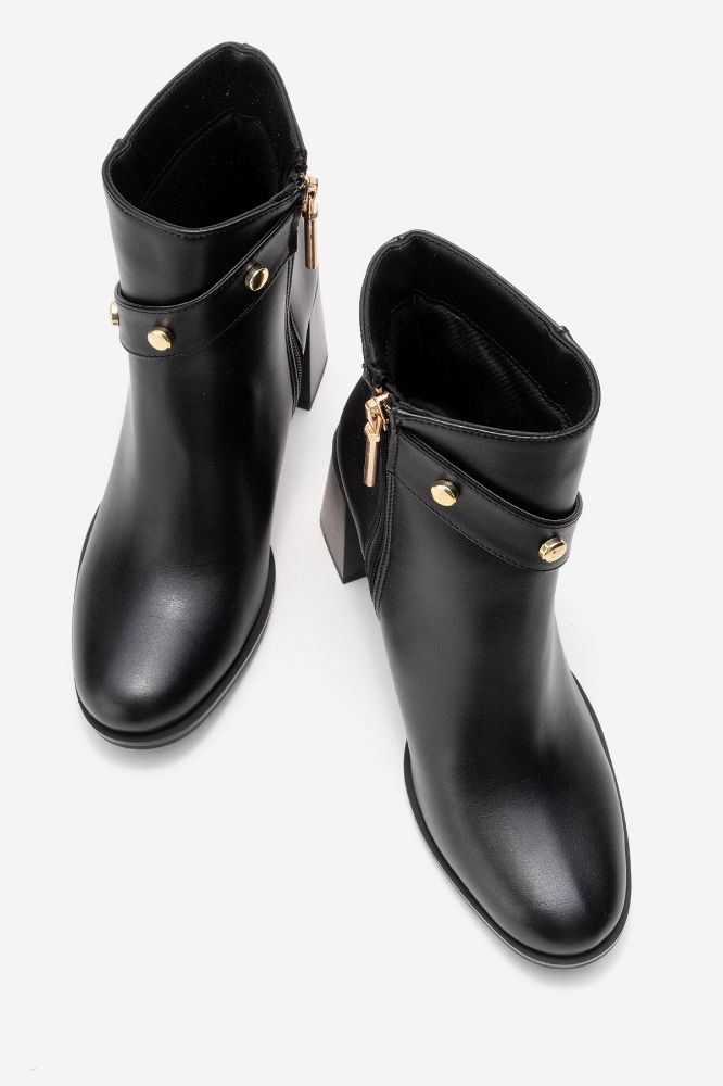 Kadın Kalın Topuklu Bot SIYAH YKL1015 resmi