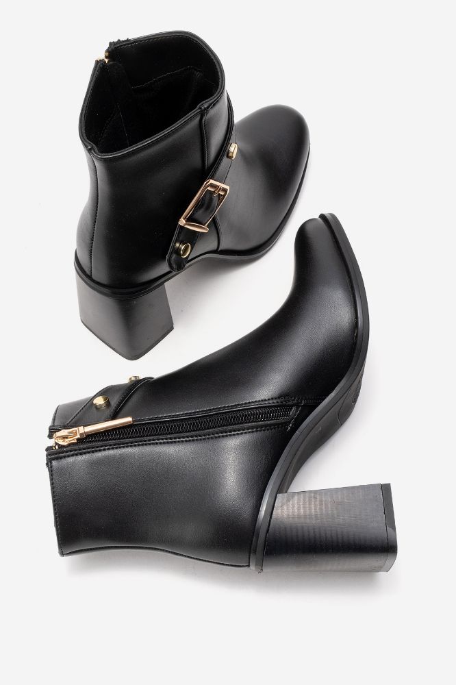 Kadın Kalın Topuklu Bot SIYAH YKL1015 resmi