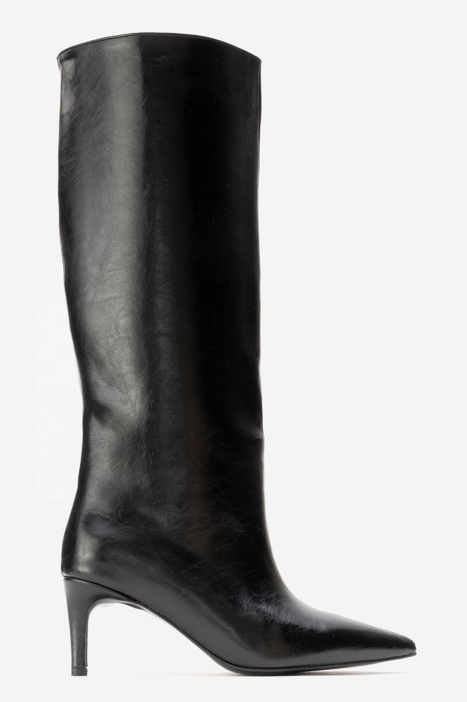 kadin-ince-topuklu-cizme-SIYAH KIRIŞIK-ERC3125-0102232_0