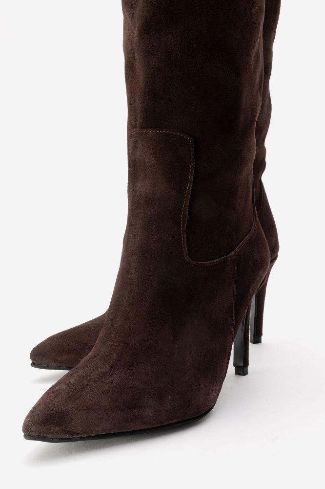 kadin-deri-ince-topuklu-diz-ustu-cizme-KAHVE SUET-LOOK305-0102252_0