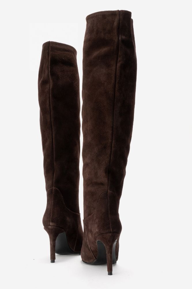 kadin-deri-ince-topuklu-diz-ustu-cizme-KAHVE SUET-LOOK305-0102253_0