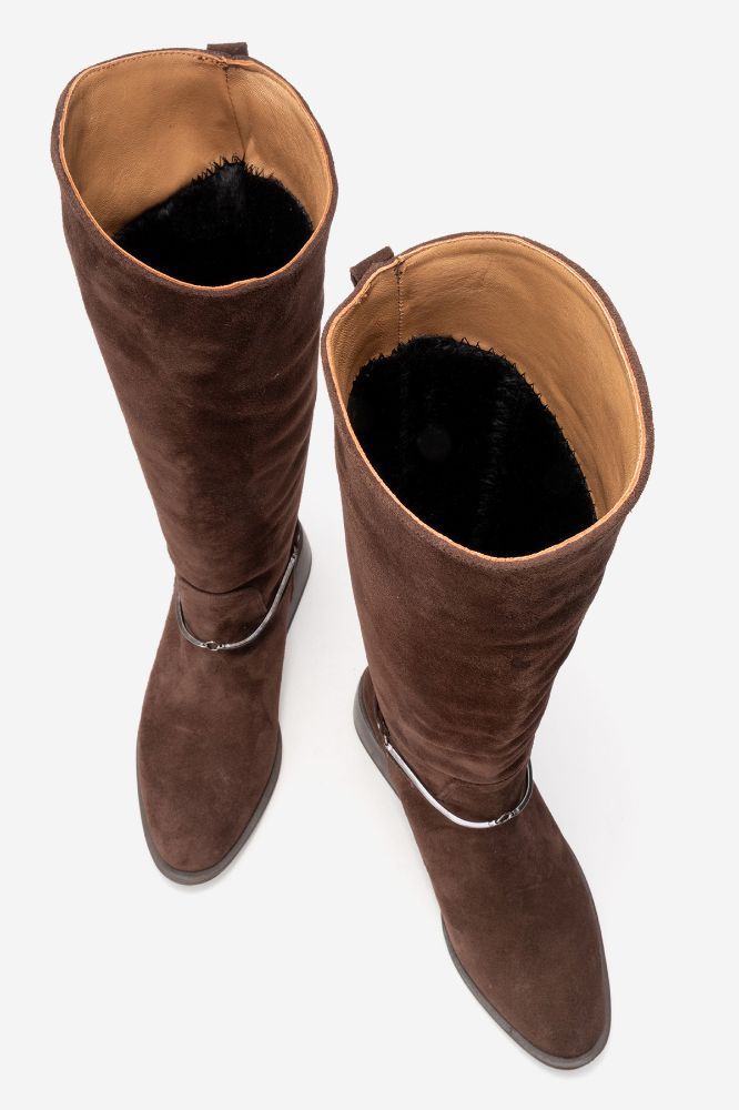 kadin-deri-cizme-KAHVE SUET-MON3610-0102284_0