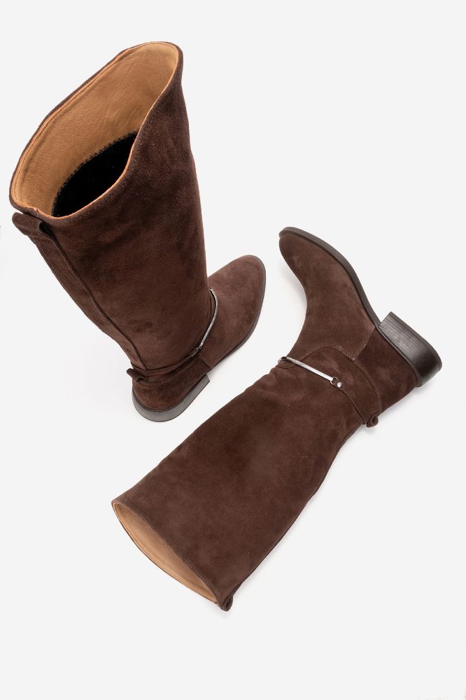 kadin-deri-cizme-KAHVE SUET-MON3610-0102285_0