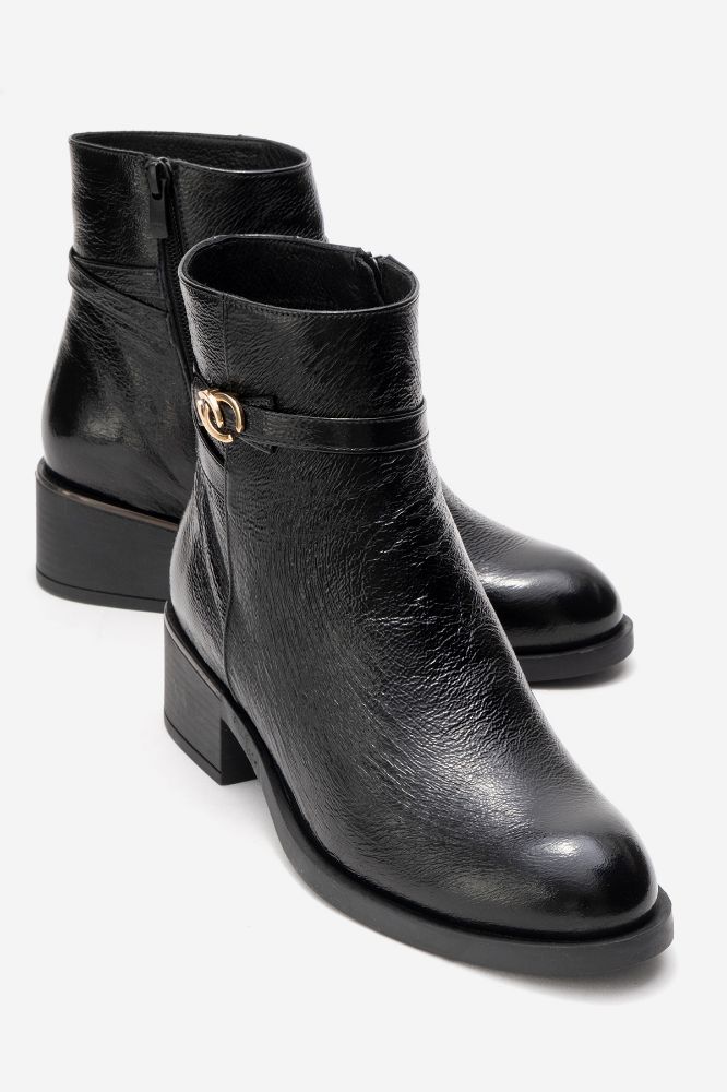 kadin-deri-topuklu-bot-SIYAH KIRIŞIK-PNC1486-0102305_0