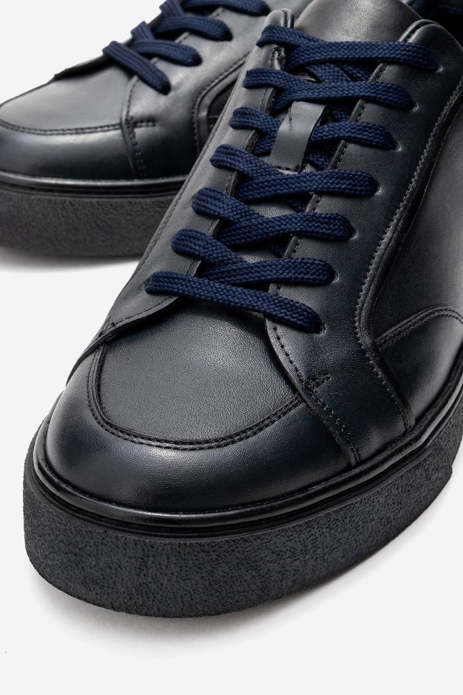 Erkek Deri Ayakkabı LACIVERT GLR9613 resmi