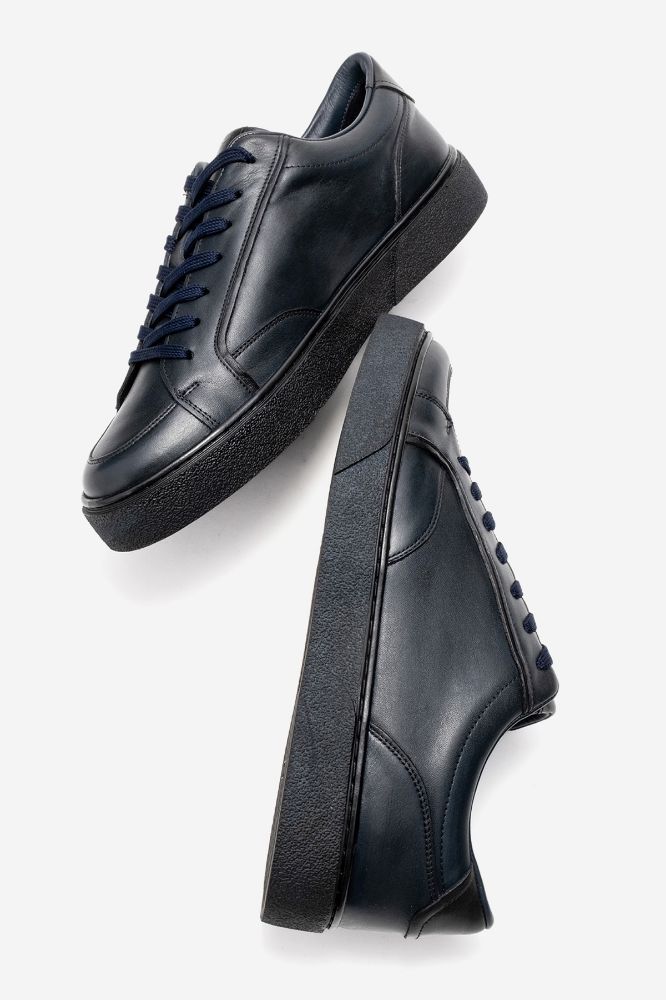 Erkek Deri Ayakkabı LACIVERT GLR9613 resmi