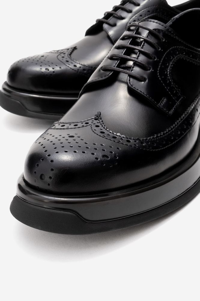 Erkek Deri Ayakkabı SIYAH ACMA GLR9702 resmi