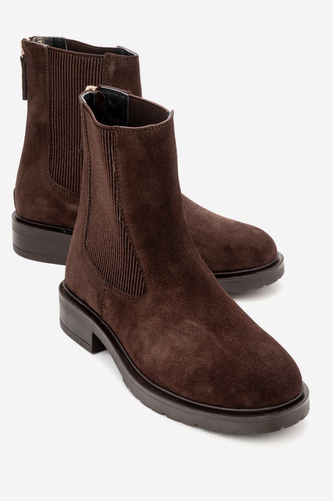 Kadın Deri Bot KAHVE SUET OK2564 resmi