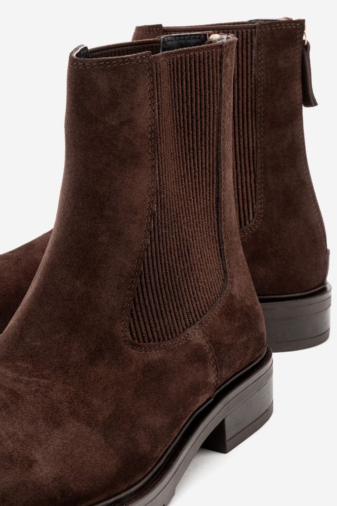 Kadın Deri Bot KAHVE SUET OK2564 resmi