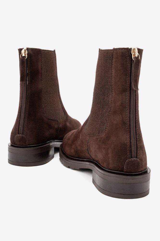 Kadın Deri Bot KAHVE SUET OK2564 resmi