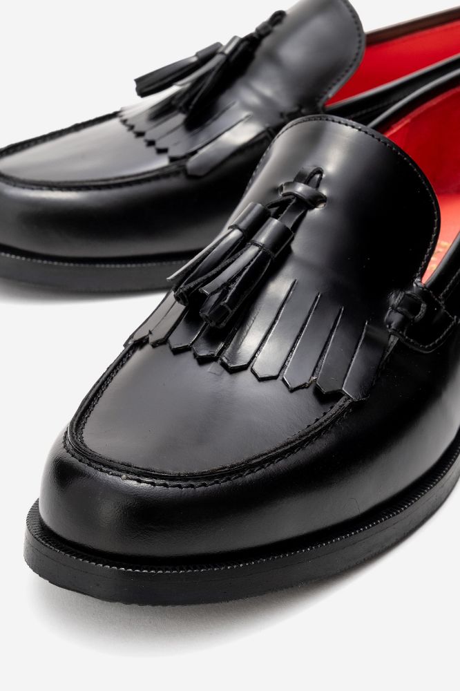 Kadın Deri Loafer Ayakkabı SIYAH ACMA PNC1423 resmi