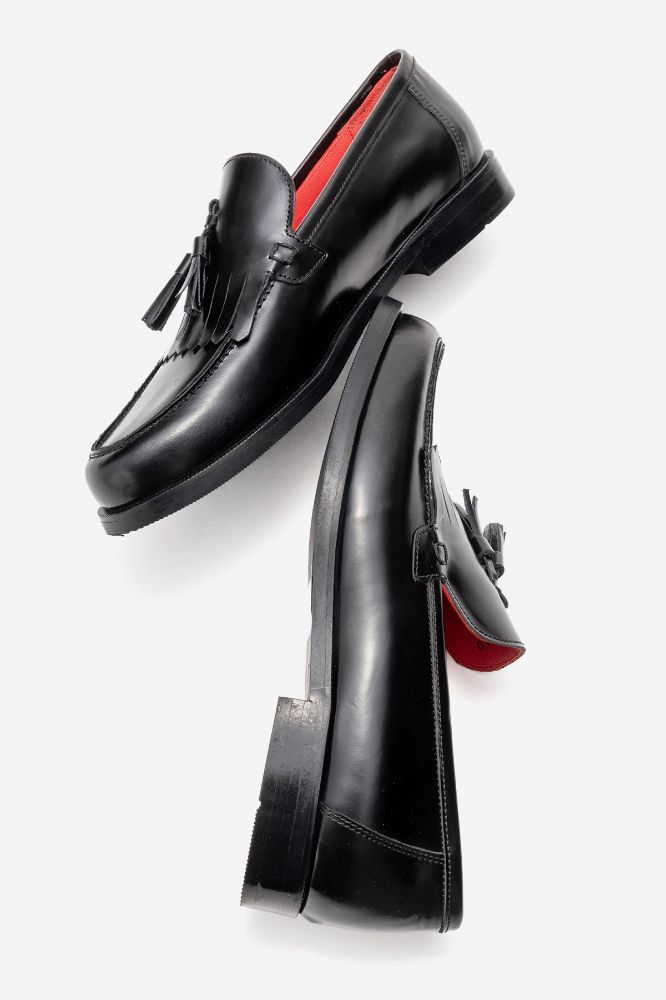 Kadın Deri Loafer Ayakkabı SIYAH ACMA PNC1423 resmi