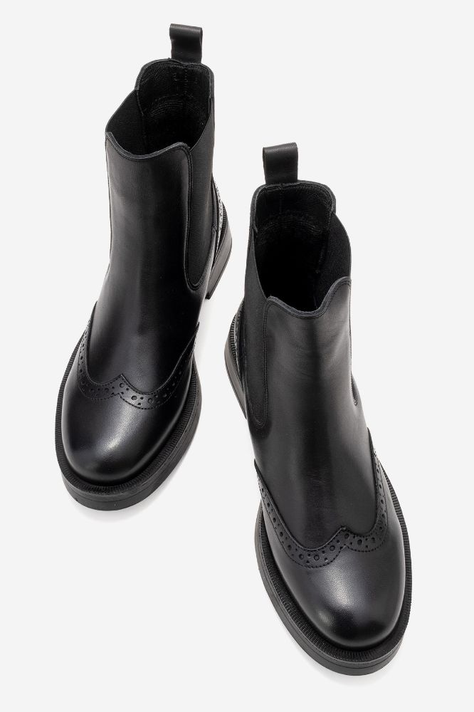 Kadın Deri Bot SIYAH PNC1469 resmi