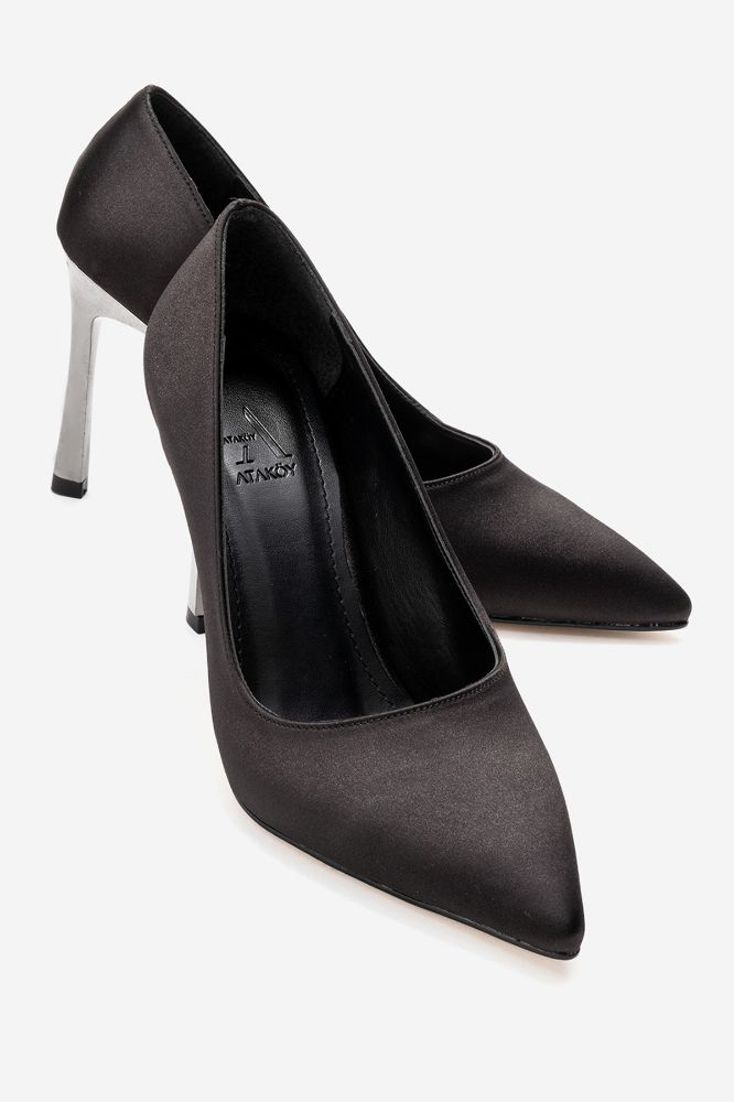 kadin-stiletto-ayakkabi-SIYAH SATEN-ERC560-0102721_0