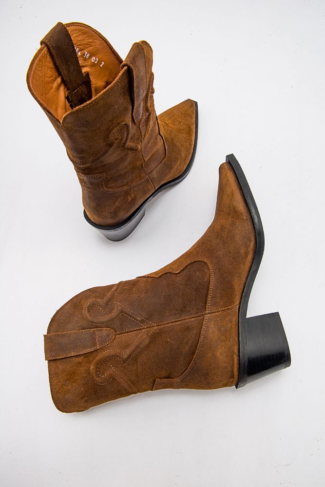 kadin-deri-western-topuklu-bot-KAHVE SUET-PNC1084-0102758_0