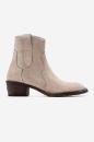 Kadın Deri Topuklu Bot BEJ SUET PNC1335