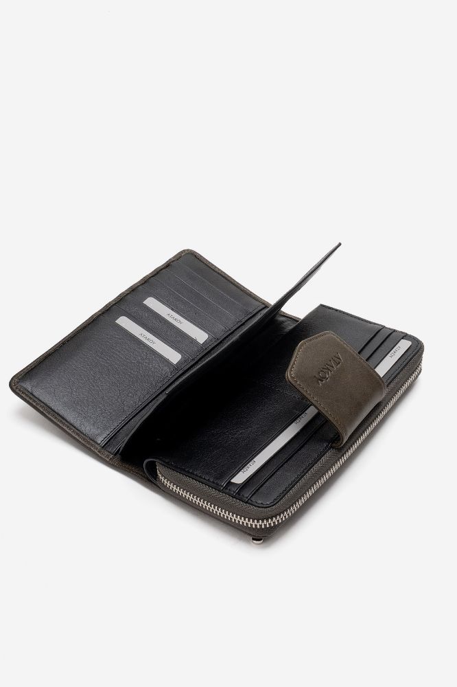 Kadın Deri Cüzdan YESIL ENS9702 resmi