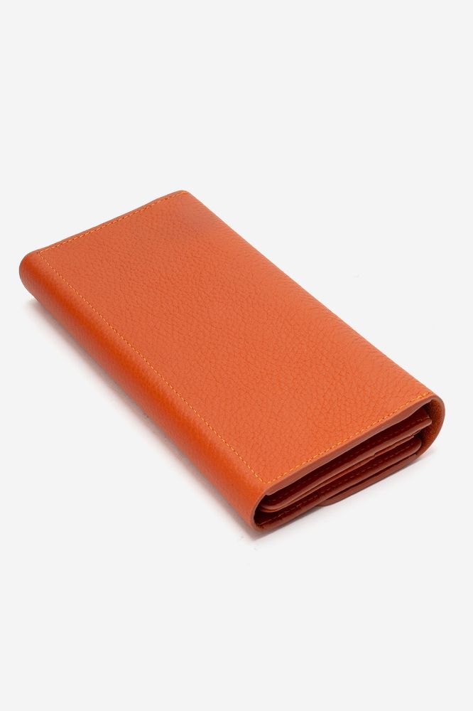 Kadın Deri Cüzdan TURUNCU ENS9706 resmi