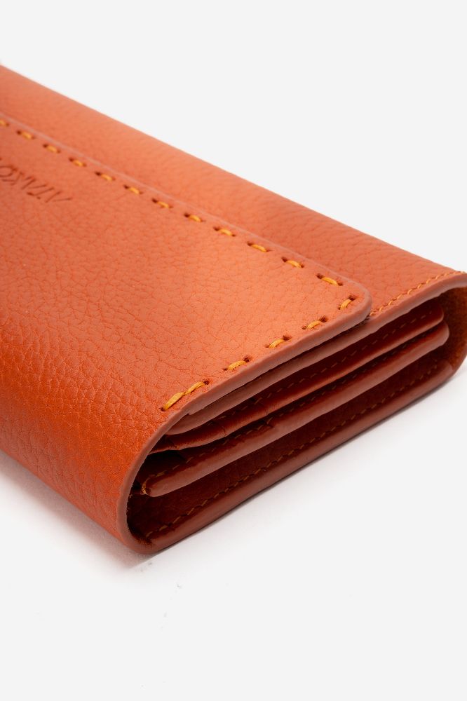 Kadın Deri Cüzdan TURUNCU ENS9706 resmi