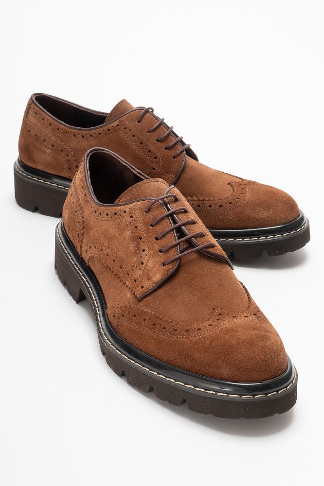 Erkek Deri Ayakkabı TABA SUET GLR8787 resmi